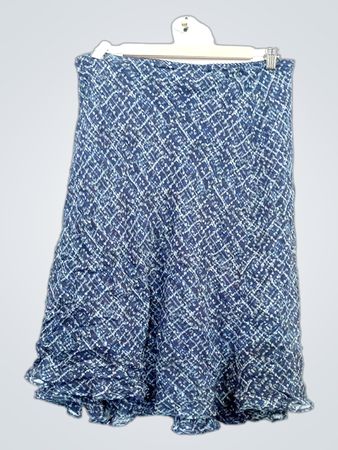 Style & Co. Blauer gemusterter Rock