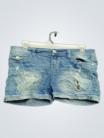 WallFlower Distressed Denim-Shorts