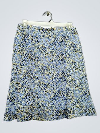 JEANNE PIERRE Rock mit Blumenmuster