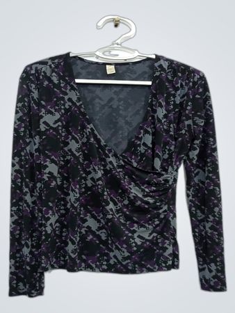 Merona Women's Langarm-Wickeloberteil