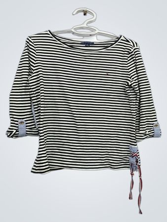 Tommy Hilfiger gestreiftes Langarmoberteil
