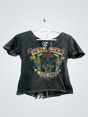 Affliction Live Fast World Tour 2015 T-Shirt