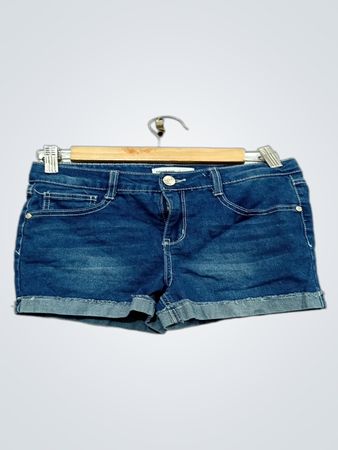 Beautees Jeans-Shorts mit bestickten Taschen