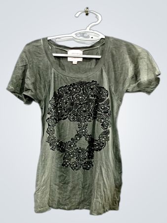 ROMEO & JULIET COUTURE T-Shirt mit Totenkopf-Grafik