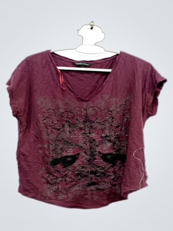Rock & Republic V-Ausschnitt Grafik-T-Shirt