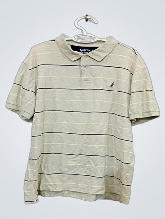 Nautica gestreiftes Poloshirt