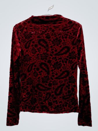 Old Navy Burnout Velvet Top