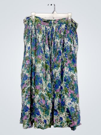 Emanuel Gerald Floral Print Midi Skirt