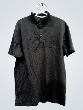 Jordan Short Sleeve Mock Neck Button Up Shirt