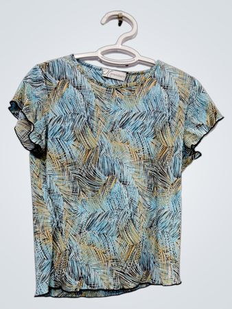 Haut à manches courtes imprimé pour femmes Dressbarn