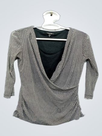 Blusa de manga longa feminina estampada da George