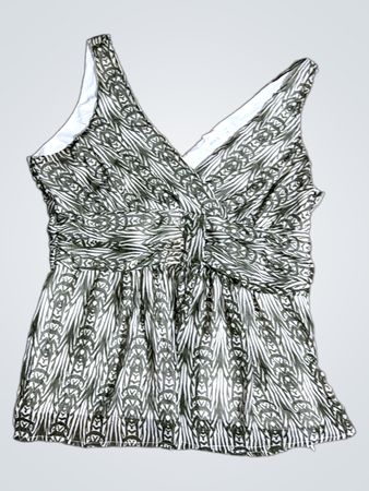 Ricks V-Ausschnitt ärmelloses Top