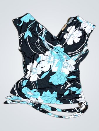 FACON VINTAGE Oberteil mit Blumenmuster
