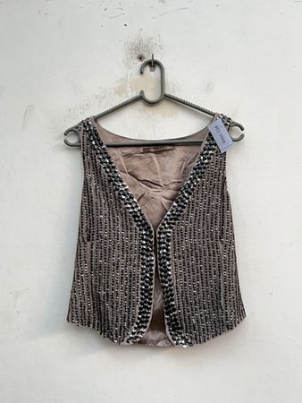 Gilet en sequins Zara