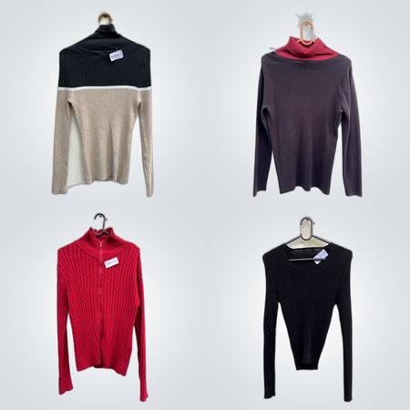 Ensemble de vêtements en tricot Armani Jeans, Superdry et plus - Set de 8 pièces de pulls et cardigans