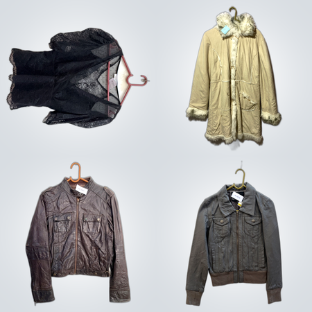 Leather & Fur Jacket Bundle: Zara, per una, R Polo & More
