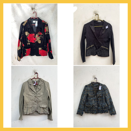 Zara Carhartt Blazer Bundle 6pcs Velvet Studded Tweed Jackets