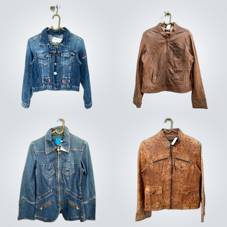 Leather & Denim Bundle: Calvin Klein, Giorgio, Zara & More