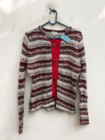 Striped Knit Cardigan