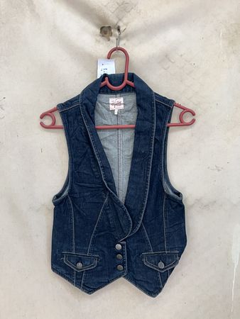 Miss Selfridge Denim Waistcoat