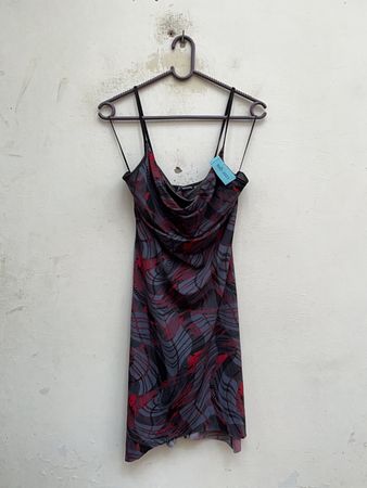 Bedrucktes Satin-Nachthemd