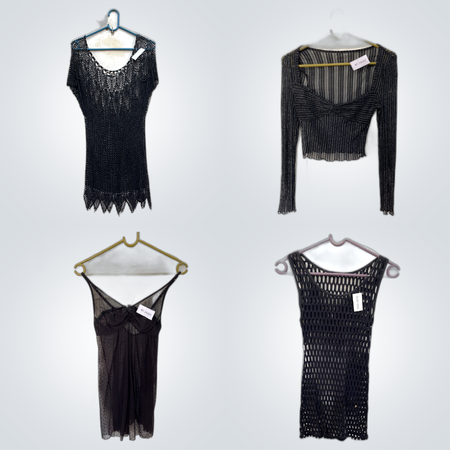Sheer & Crochet Chic Bundle: Young & Rich & 7 More Tops & Dresses