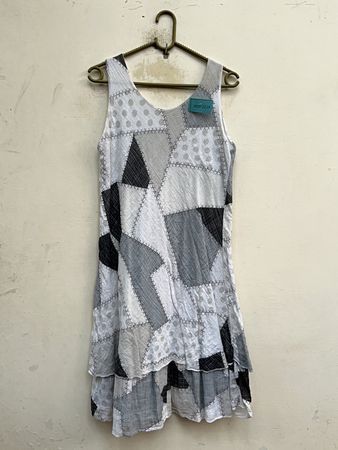 Robe Mini Patchwork Non Marquée