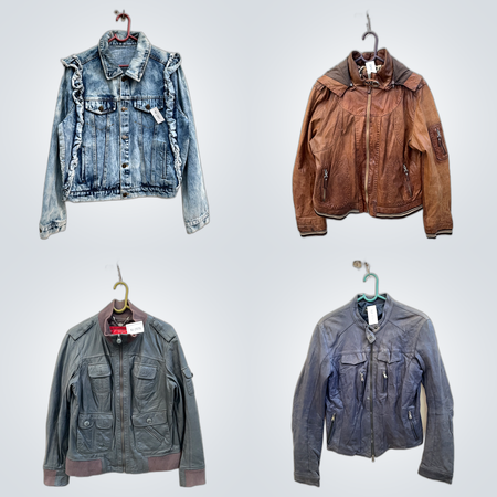 Veste en denim Y2K Racer