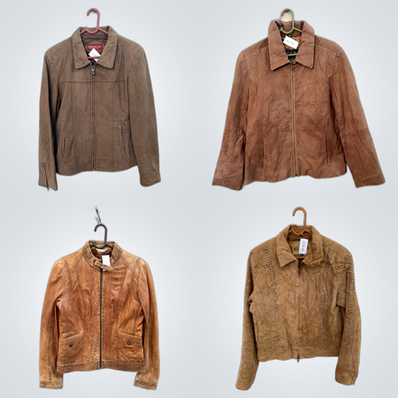 G-STAR, Oakwood & More Leather Jacket Bundle - 10 Pc Mix Lot