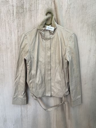 Unbranded Beige Leather Jacket