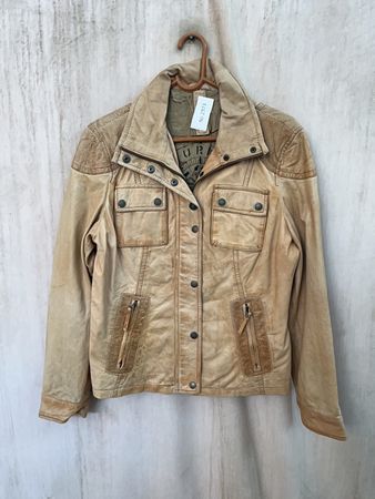 Unbranded Tan Leather Jacket