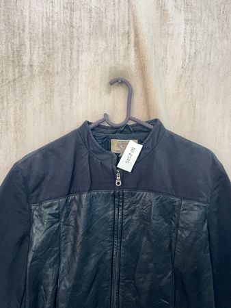 Guess Cropped Leather Jacket