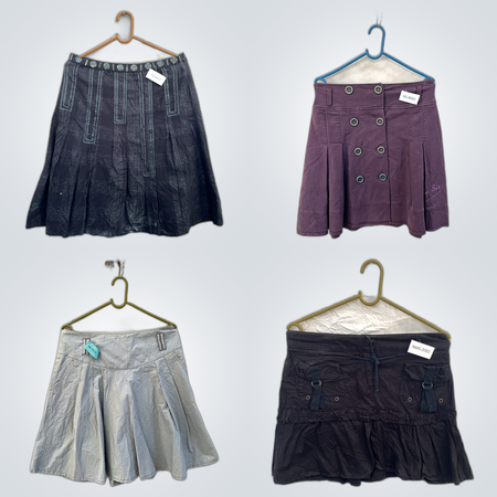 Mini Skirts Short Pleated Bundle