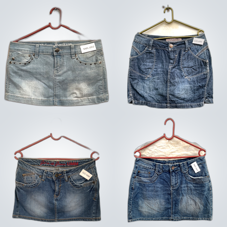 Y2K Denim Mini Skirts