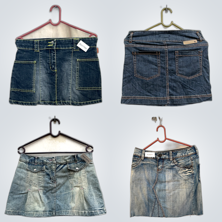 Denim Mini Skirts Bundle