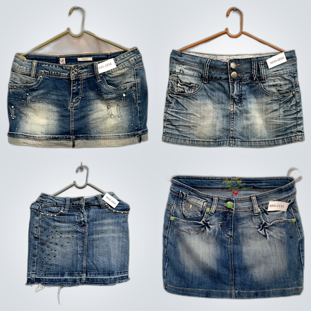 Denim Skirts Short Mini Bundle