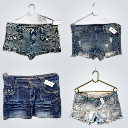 Y2K Denim Shorts Bundle