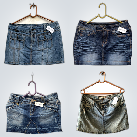 Y2K Denim Mini Skirts
