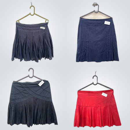Pleated Mini Skirts