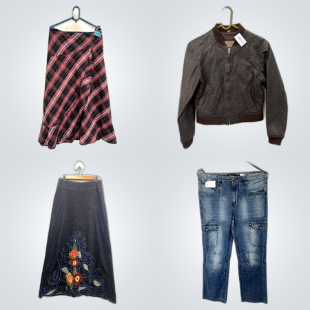 Leather Jackets, Velvet Blazers & Skirts Bundle - Denim, Corduroy & More