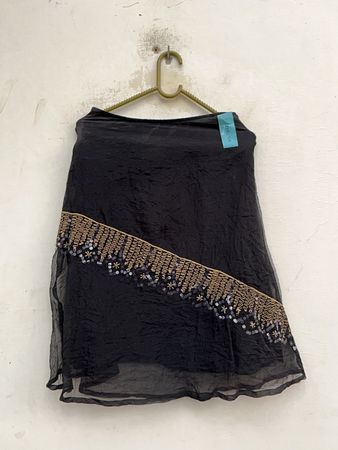 Black Skirt with Sequins