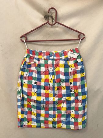 Colorful Plaid Skirt