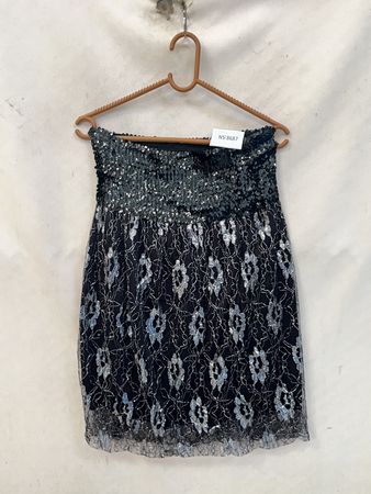 Sequined Mini Skirt