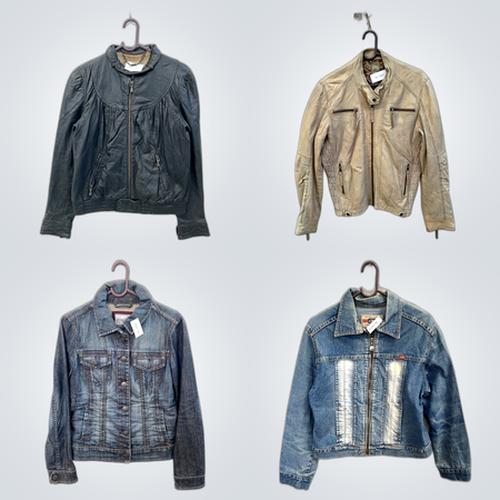 Veste en denim Y2K Racer