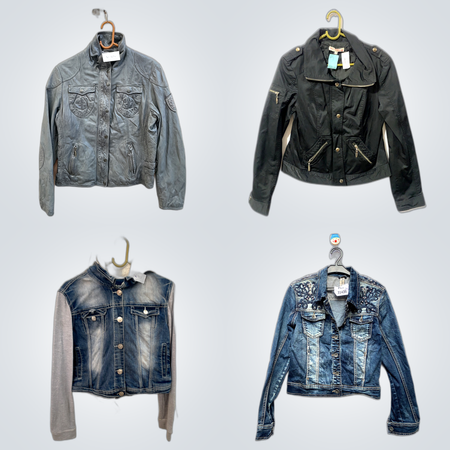 Y2K Racer Denim Jacket