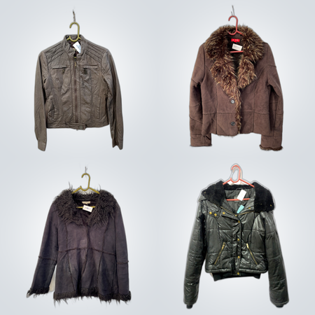 Furry & Leather Jackets Bundle: The North Face, MILIOS, s.Oliver & More