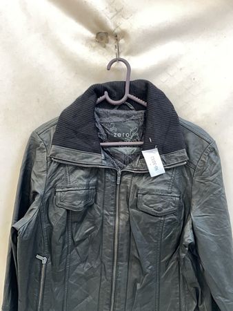 Zero Grey Leather Jacket