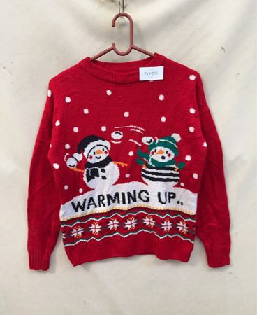 Red Snowman Sweater