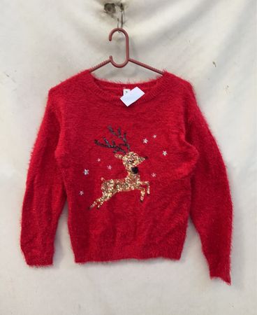 Red Reindeer Sweater