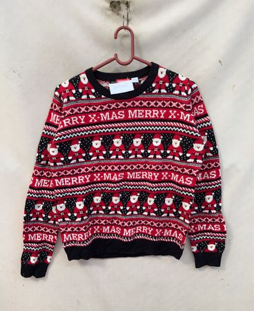 Christmas Santa Pattern Sweater